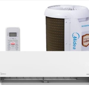 Ar-condicionado Midea AirVolution Lite 9.000 BTU/h Inverter Frio 220 V R32, com serpentina de cobre, Gold Fin®, Prime Guard, funções Turbo, Sleep, Swing, Timer e desumidificação. Consulte a Smart Rio.