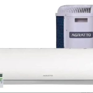 Ar-condicionado Agratto Zen Inverter 12.000 BTU/h Frio 220 V R32, com compressor Inverter, Classe Energética A, serpentina 100% em cobre, controle remoto, R32 e condensadora Top Discharge. Consulte a Smart Rio.