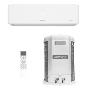 Ar-condicionado Agratto Zen Inverter 24.000 BTU/h Frio 220 V R32, Classe A, IDRS 7, tecnologia Inverter, Auto Clean, serpentina de cobre e condensadora Top Discharge. Consulte a Smart Rio.