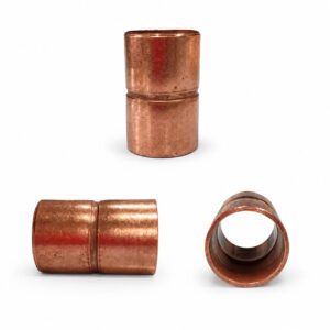 Luva de Cobre 7/8 x 1/16 AB Artefatos do Brasil para união reta de tubulações de cobre utilizadas em sistemas de climatização e refrigeração, disponível na Grupo Smart Rio.