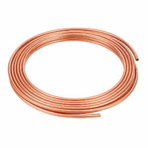 Tubo de Cobre 1/4 em Bobina Flexível para execução de linhas frigorígenas em sistemas de refrigeração e climatização, comercializado pela Grupo Smart Rio.