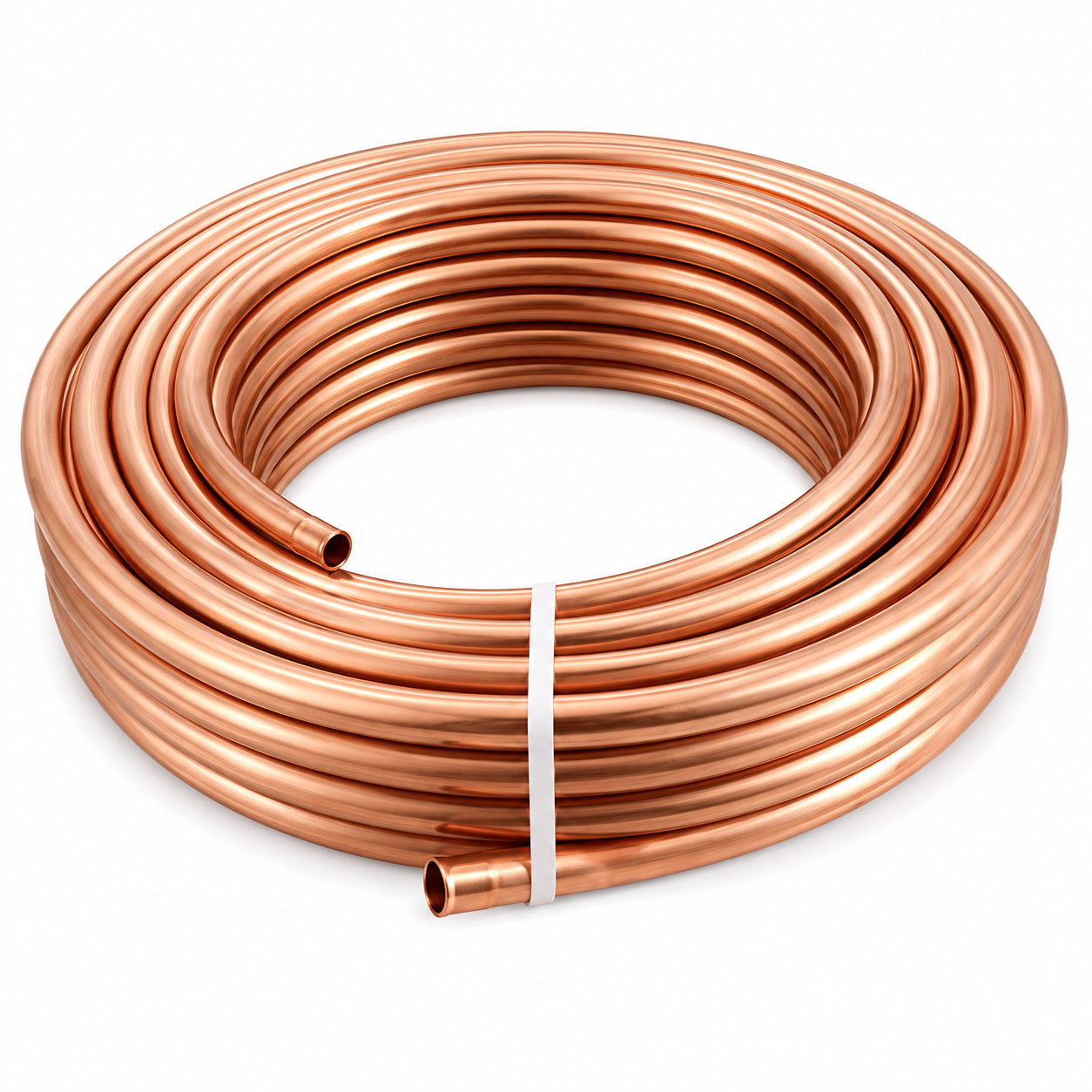 Tubo de Cobre 3/4 em Bobina Flexível para execução de linhas frigorígenas em sistemas de refrigeração e climatização, comercializado pela Grupo Smart Rio.
